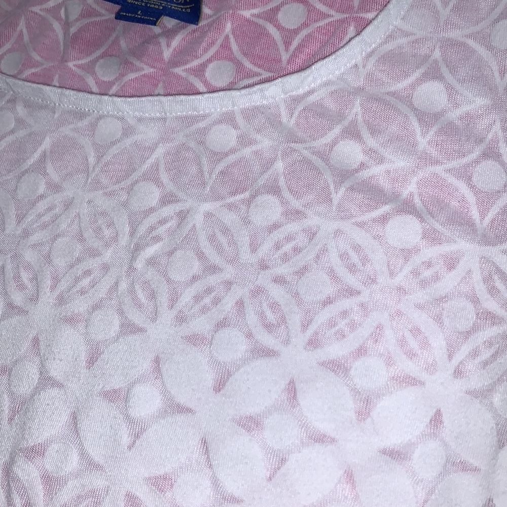 Pendleton White Patterned Sleeveless Top - image 5